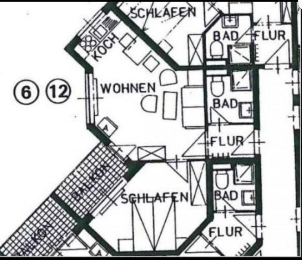 Appartement Zweiteheimat 바트사흐사 외부 사진